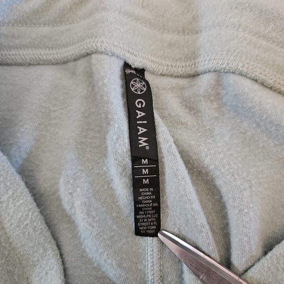 Gaiam Women's Super Soft Jogger Pants Light Green Size Medium - Picture 7 of 9